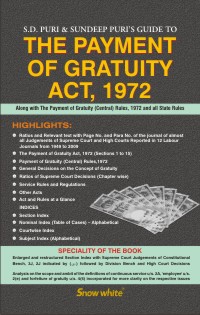  Buy THE PAYMENT OF GRATUITY ACT, 1972
